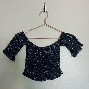 Olivaceous - Navy - Crop Top -